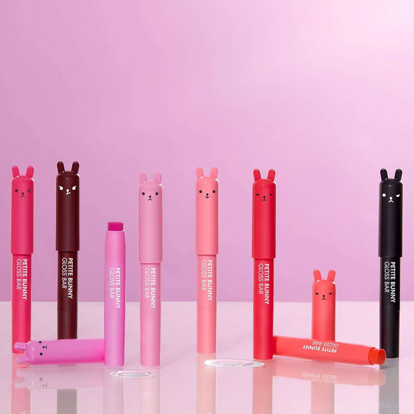 TONYMOLY Petit Bunny Lip Gloss for Women, Easter Basket Stuffer, Long Lasting Lip Crayon, Korean Lip Gloss, Vitamin E Enriched, Soften & Moisturize Lips, Juicy Orange