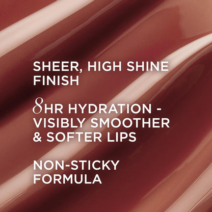 IT Cosmetics Confidence in a Serum Lip Gloss - Smoothing & Conditioning - 8HR Hydration with Hyaluronic Acid, Ceramide, Vitamin E - High Shine & Sheer Finish - 0.22 fl. Oz